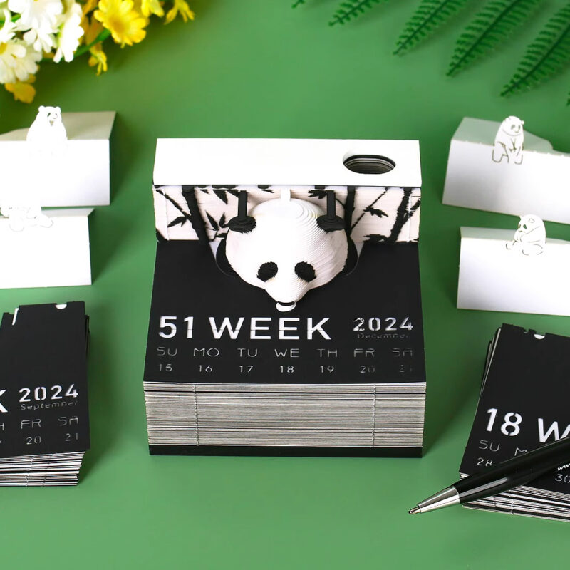 3D Paper Sculpture Calendar