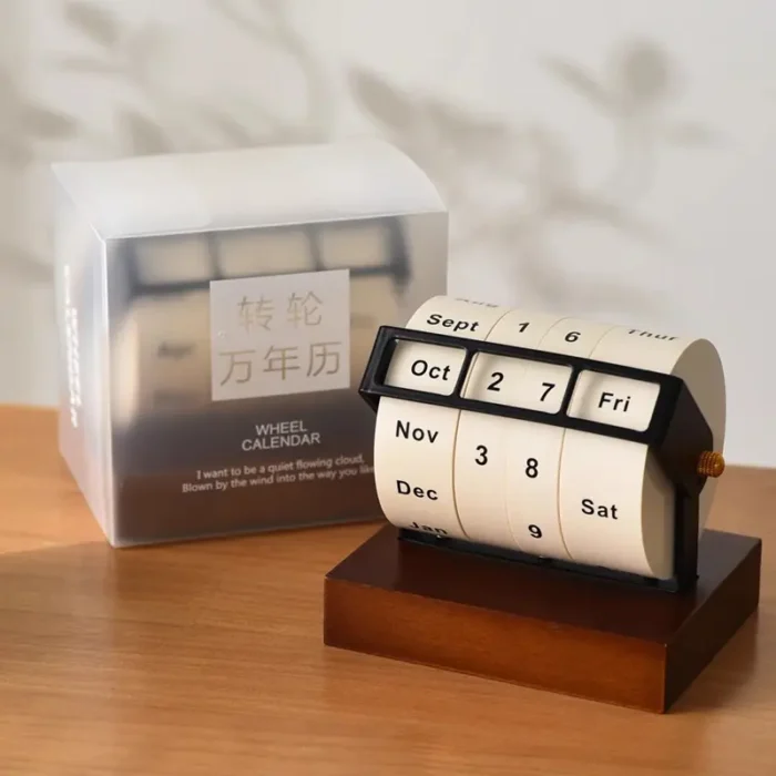Retro Turning Perpetual Calendar