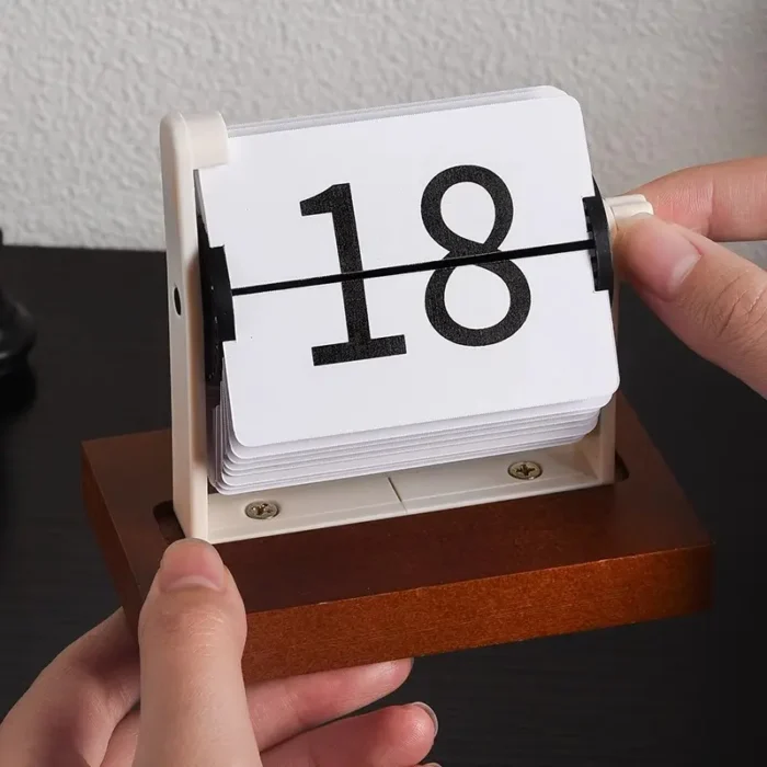 Mini Flip Page Perpetual Calendar