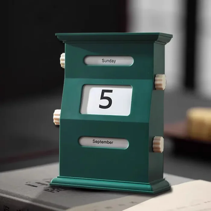 Retro Turning Perpetual Calendar