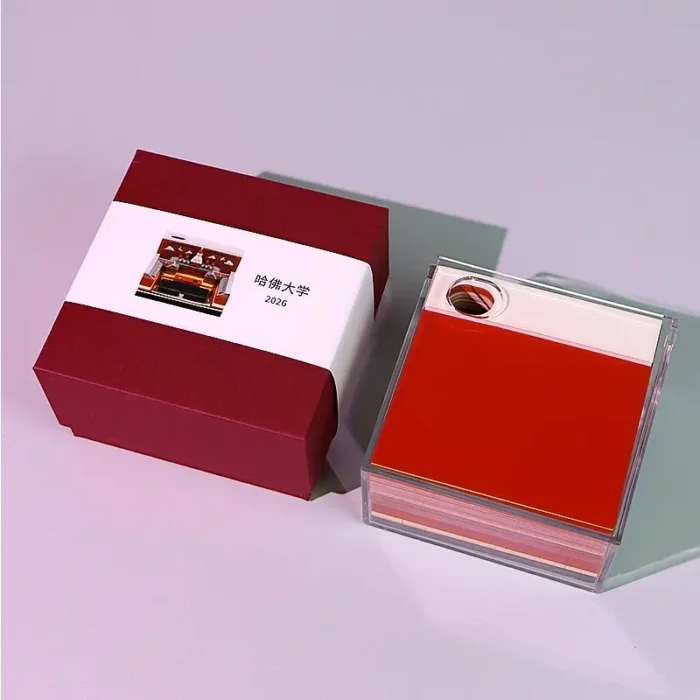 Harvard University 3D Paper Sculpture Calendar