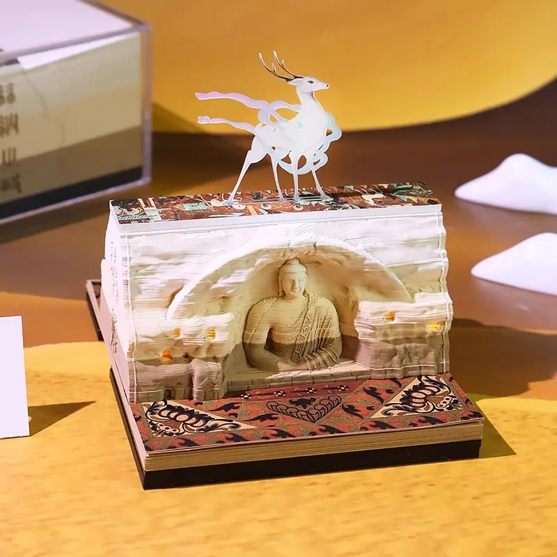 3D Sticky Note Book Desk Calendar