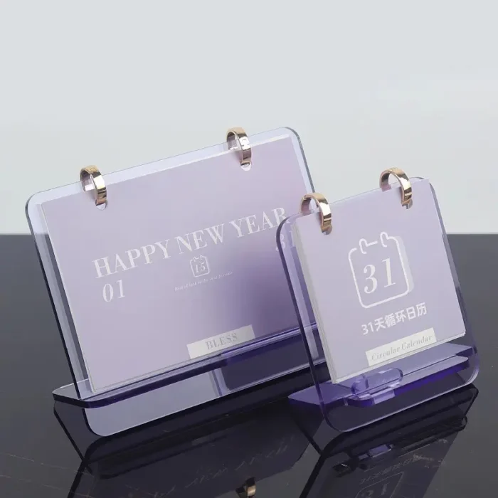Acrylic Flip Page Calendar