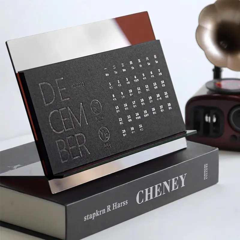 One Way Acrylic Desk Calendar