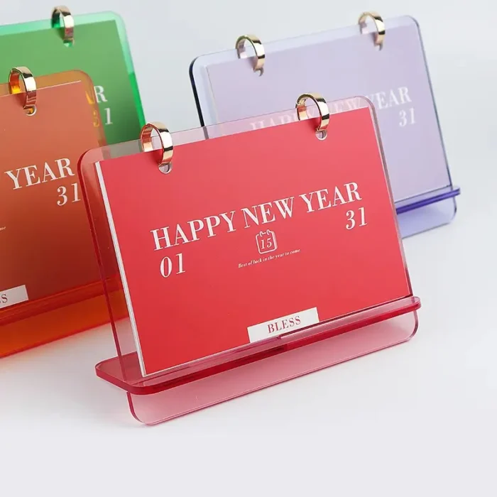 Acrylic Flip Page Calendar