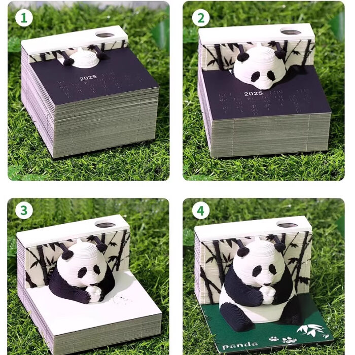 3D Paper Sculpture Calendar
