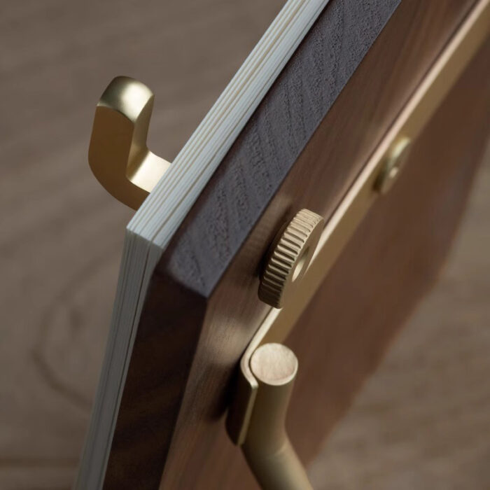 Scandinavian ins style walnut desk calendar