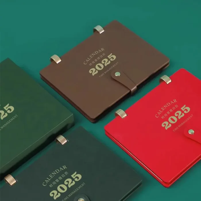 Book Leather Desk Calendar