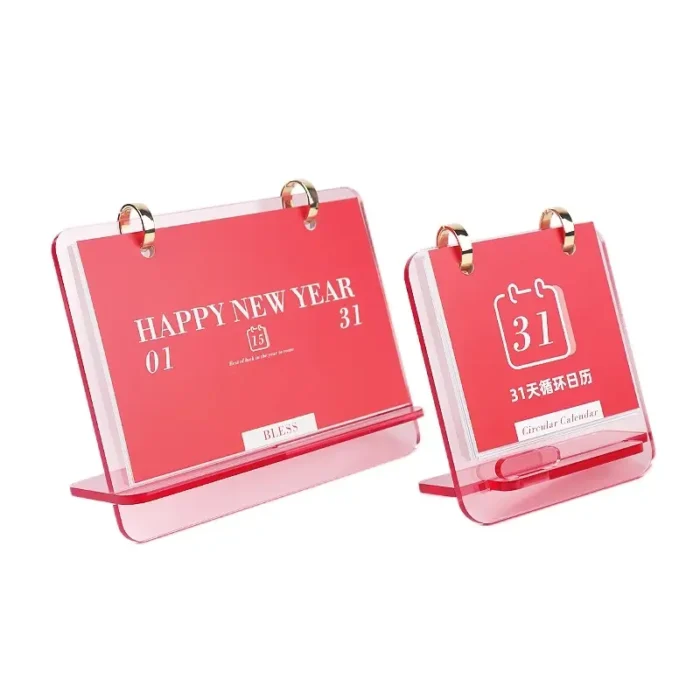 Acrylic Flip Page Calendar