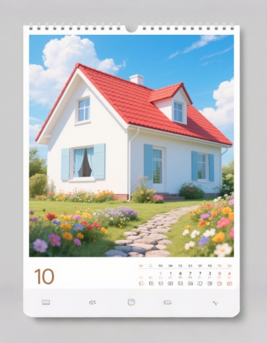What is the size of a standard calendar?
