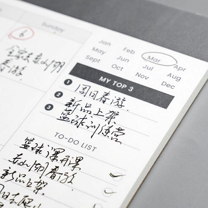 desk blotter calendar