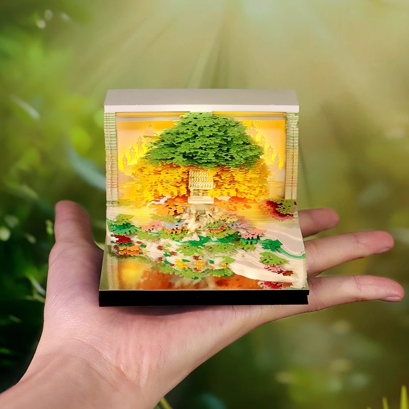 3d tree house calendar