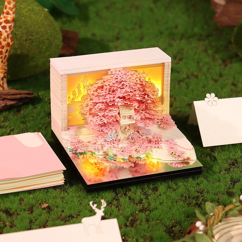 3d tree house calendar
