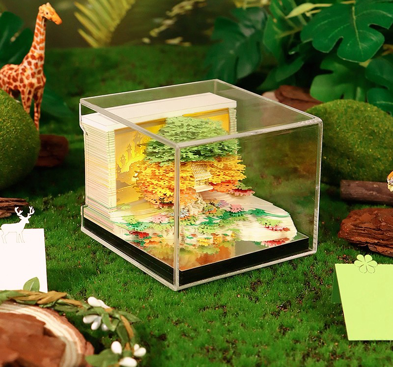 3d tree house calendar